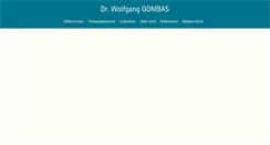 Desktop Screenshot of dr-gombas.at